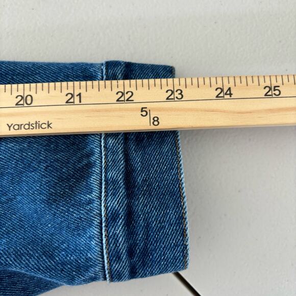 Boom Boom Denim Jacket Women Large/XL Blue Faux Diamond Stud Western Style Wear - Picture 6 of 9